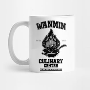 Genshin Impact Wanmin Culinary Center- Black Mug